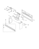 Cabinet and installation parts