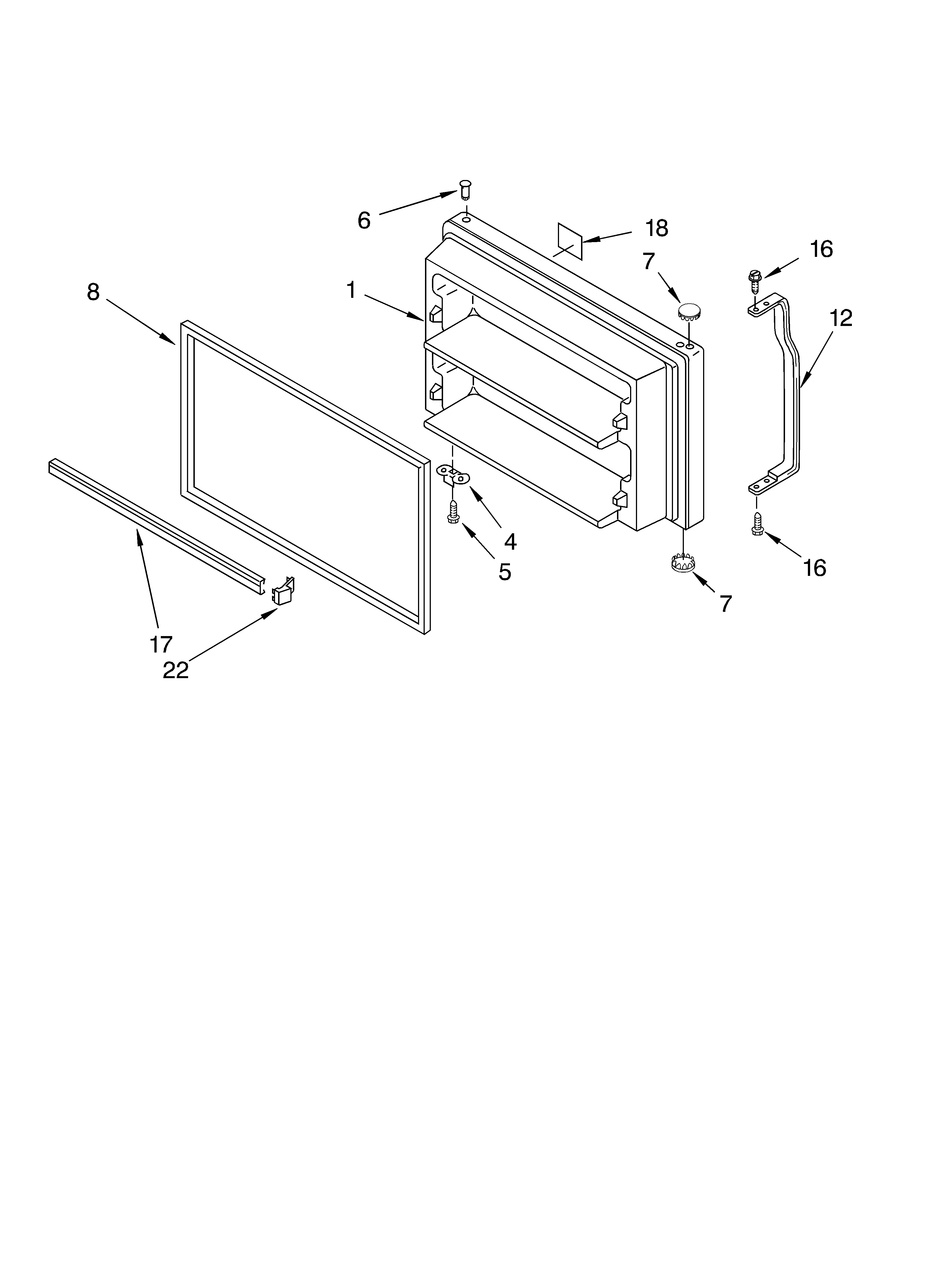 FREEZER DOOR PARTS