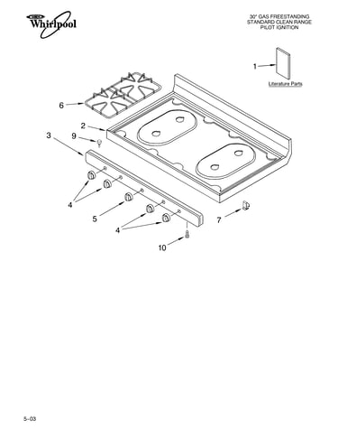 Cooktop parts