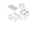 Whirlpool SF3020SKW1 oven & broiler parts diagram