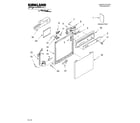 Kirkland SUD5100MQ0 frame and console parts diagram