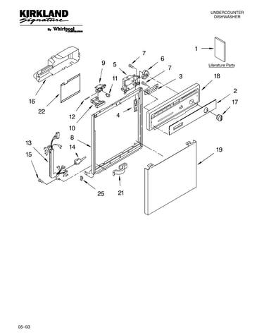 Frame and console parts