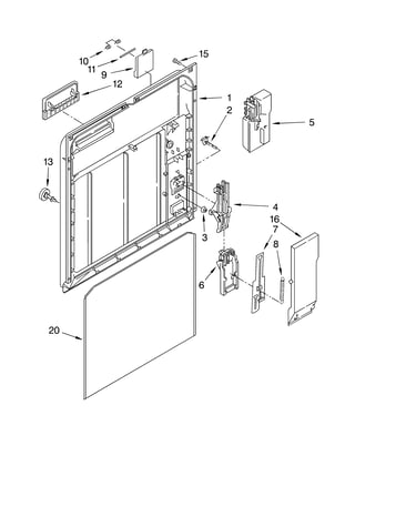 Inner door parts