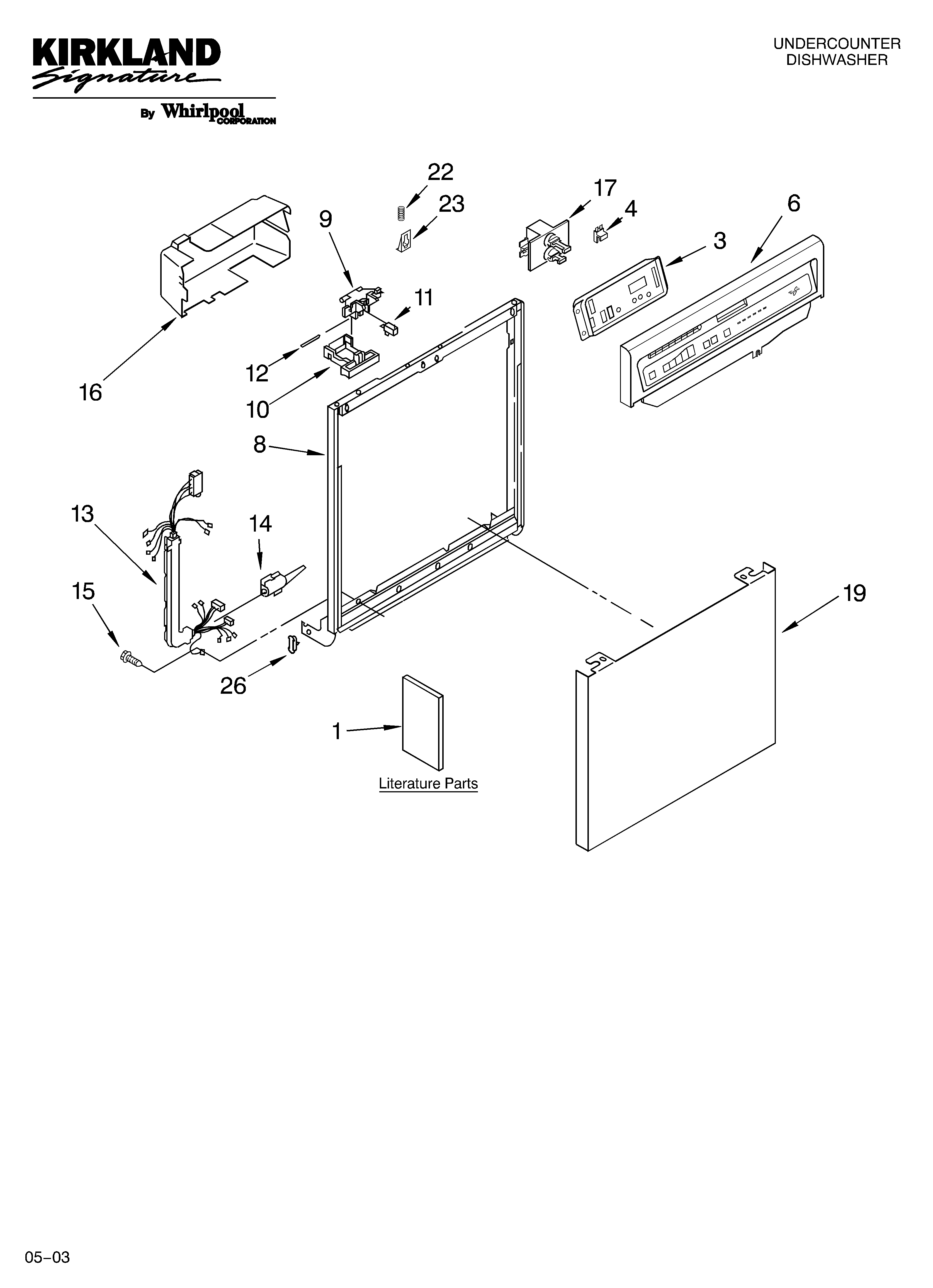 Frame and console parts