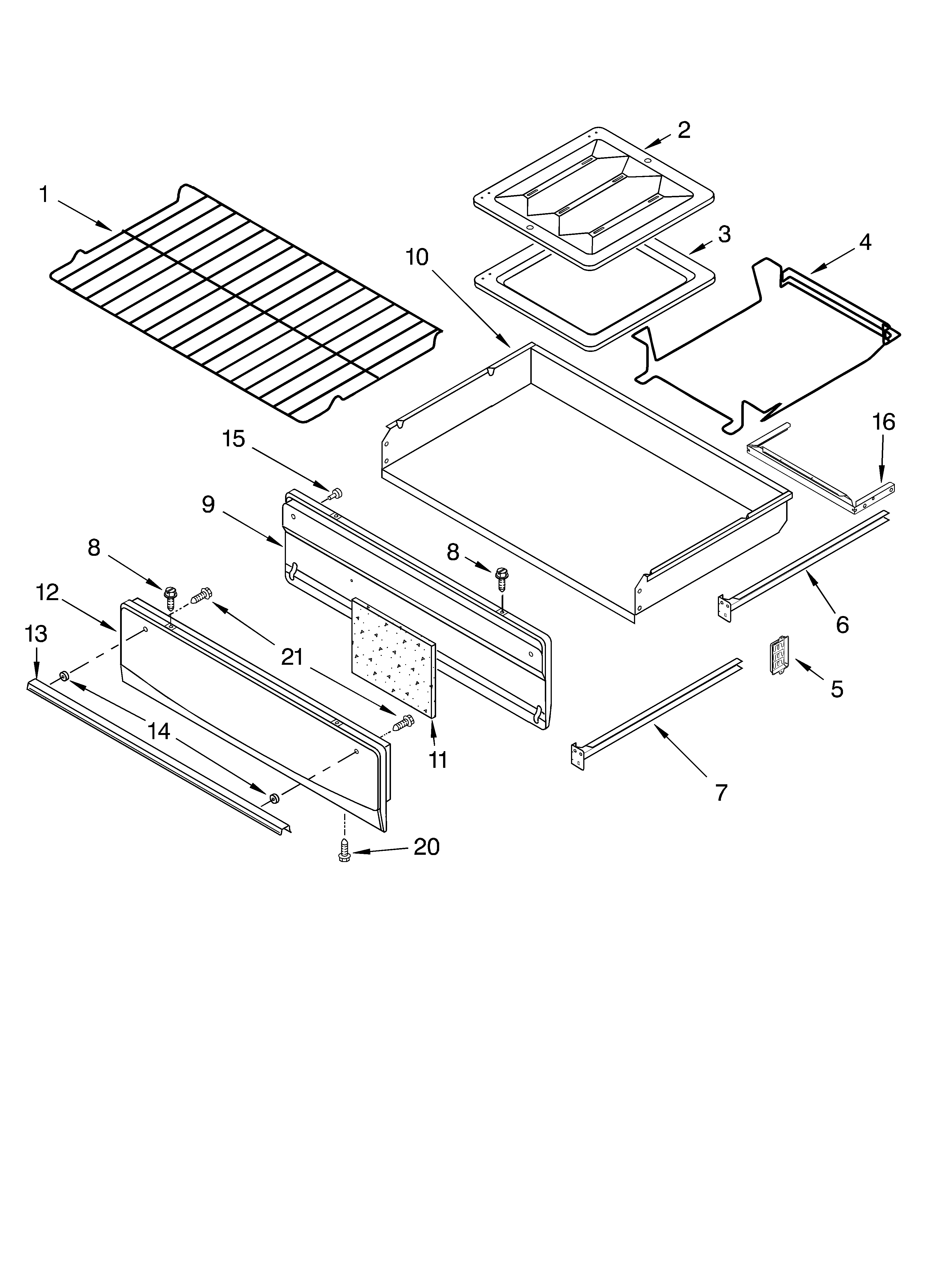Oven & broiler parts
