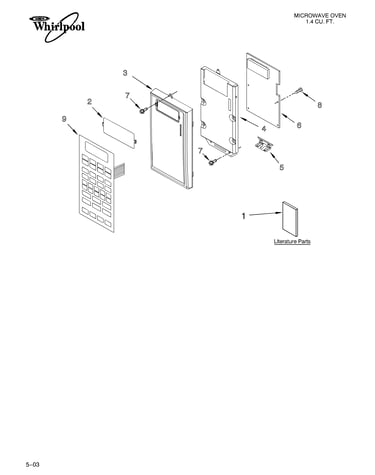 Control panel parts