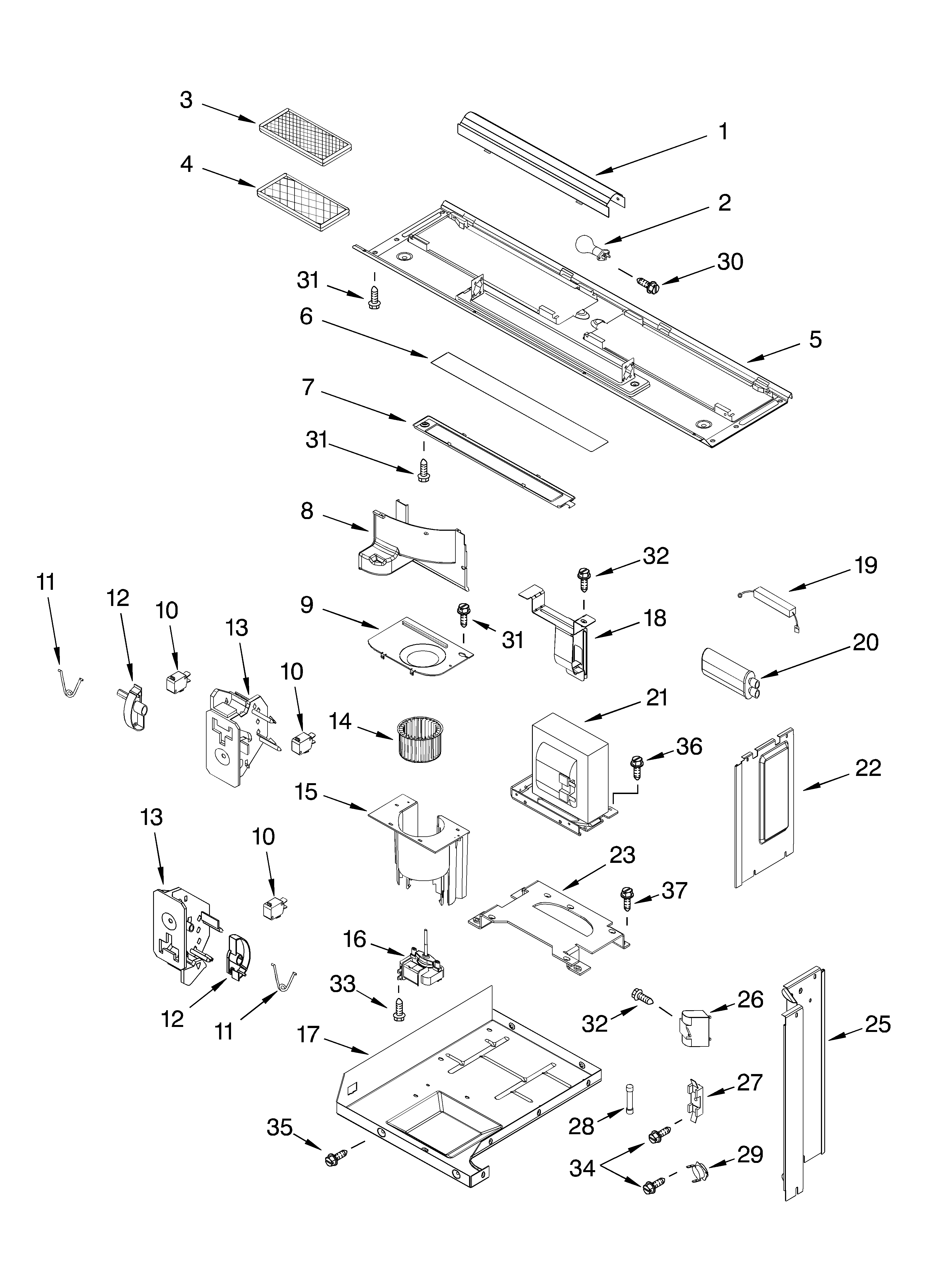 INTERIOR AND VENTILATION PARTS