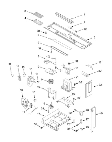 Interior and ventilation parts