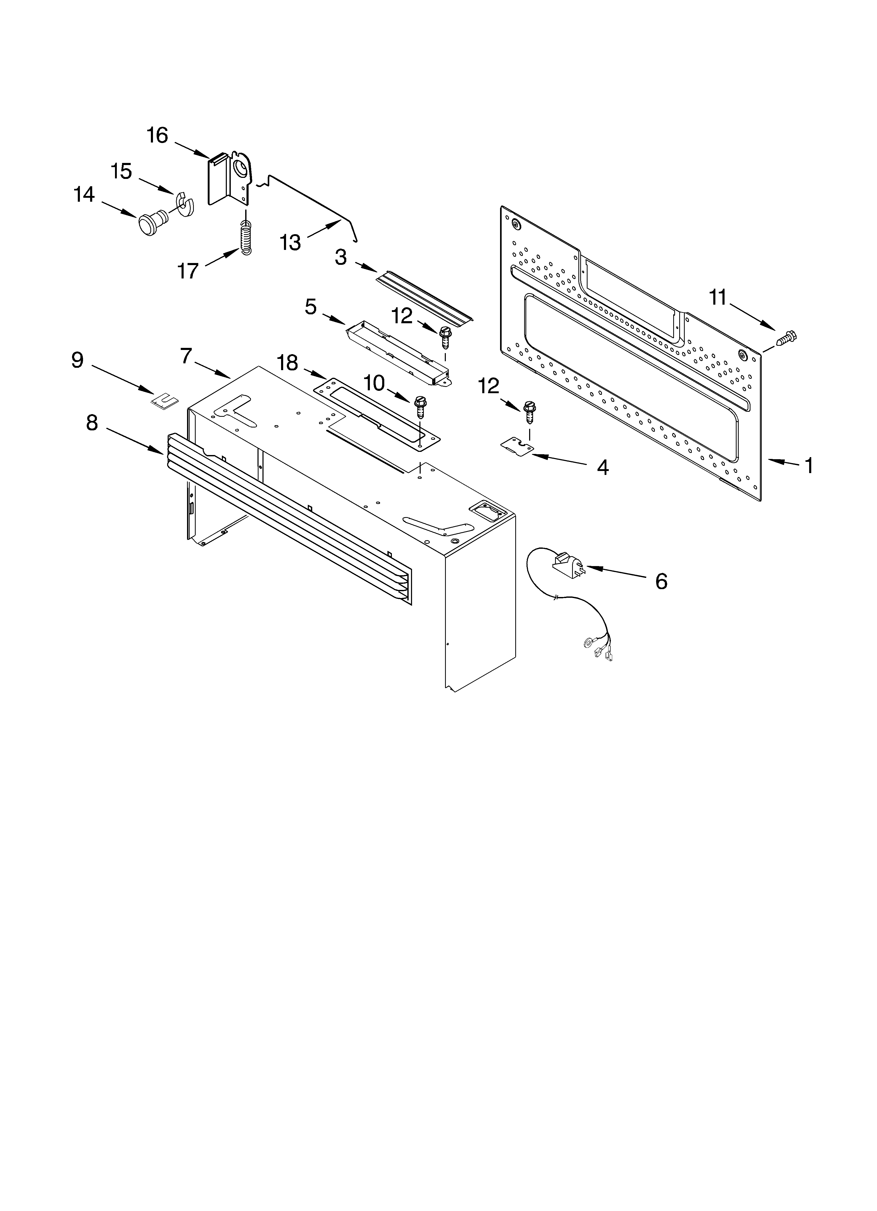 CABINET AND INSTALLATION PARTS