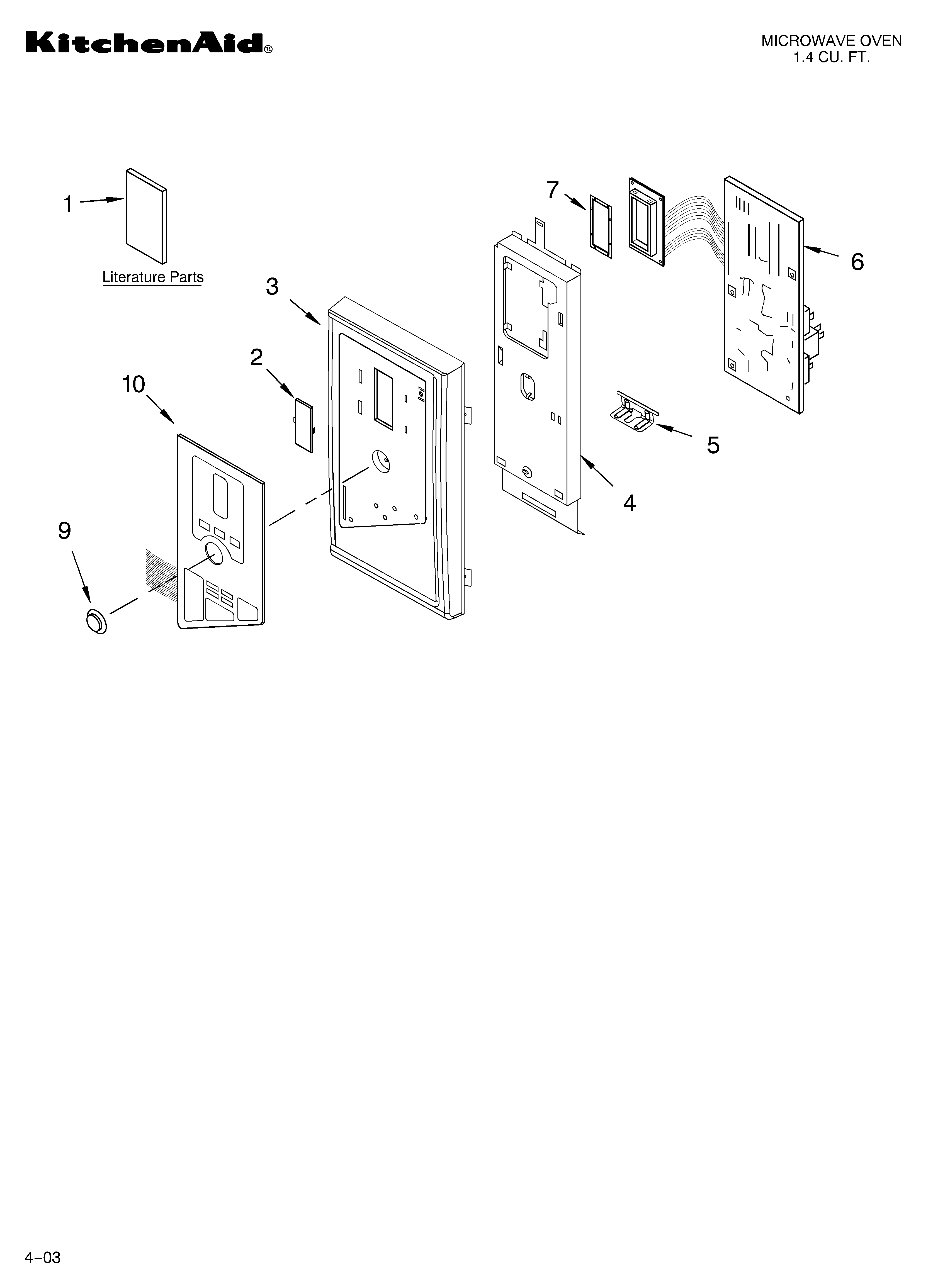 Control panel parts