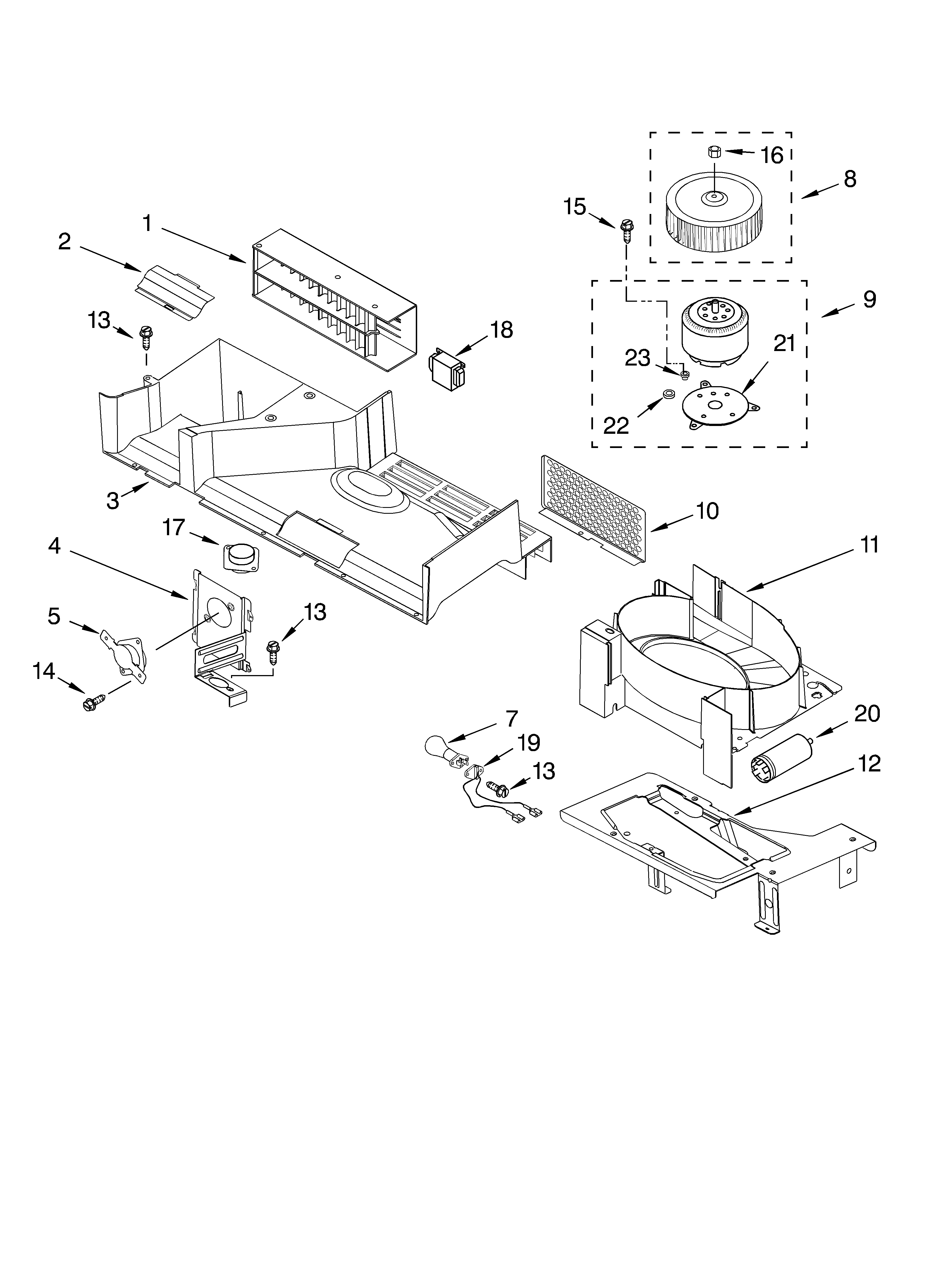 Air flow parts