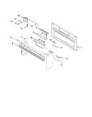 Cabinet and installation parts