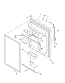 Refrigerator door parts