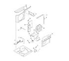 Whirlpool ACQ184XM0 airflow and control parts diagram