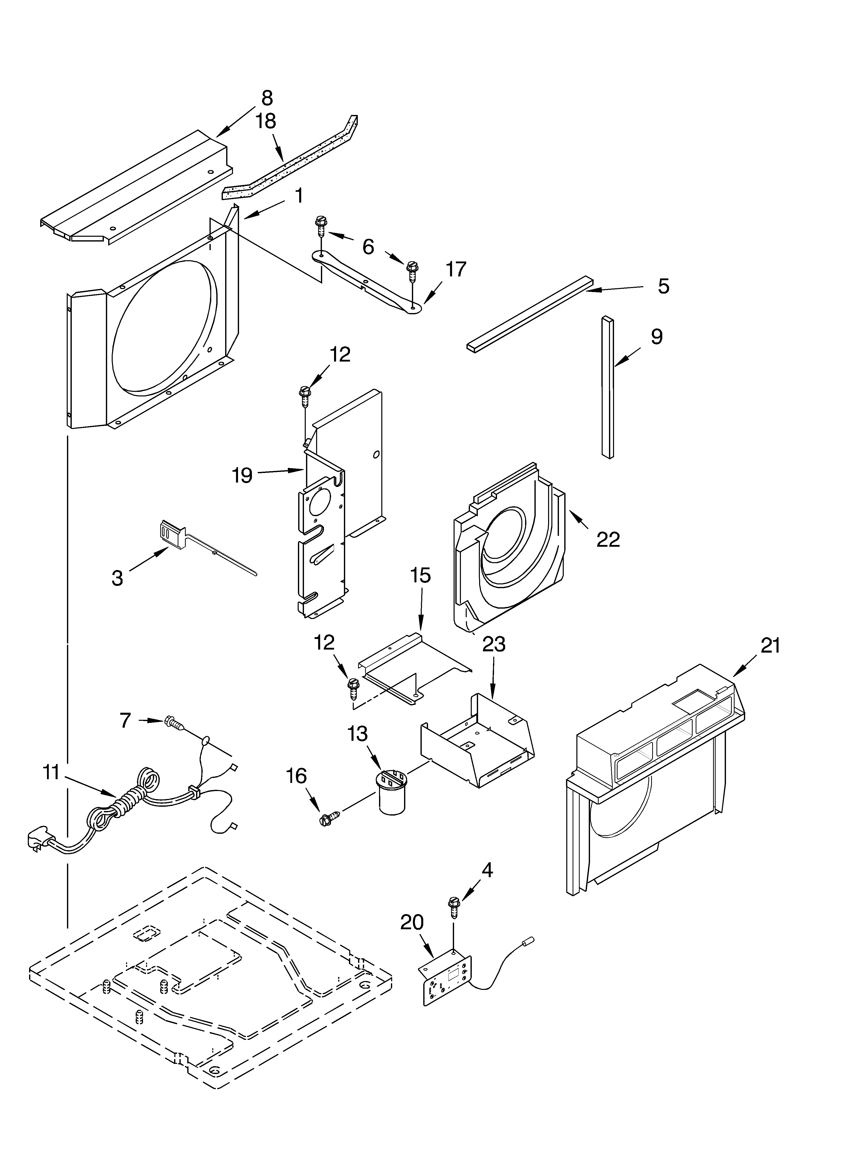 Airflow and control parts