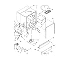 Whirlpool DU810SWLQ0 tub assembly parts diagram