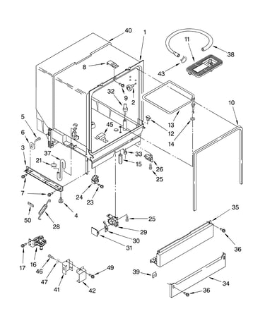 Tub assembly parts