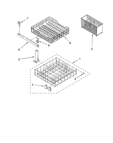 Dishrack parts