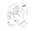 Whirlpool DU810SWLU0 tub assembly parts diagram