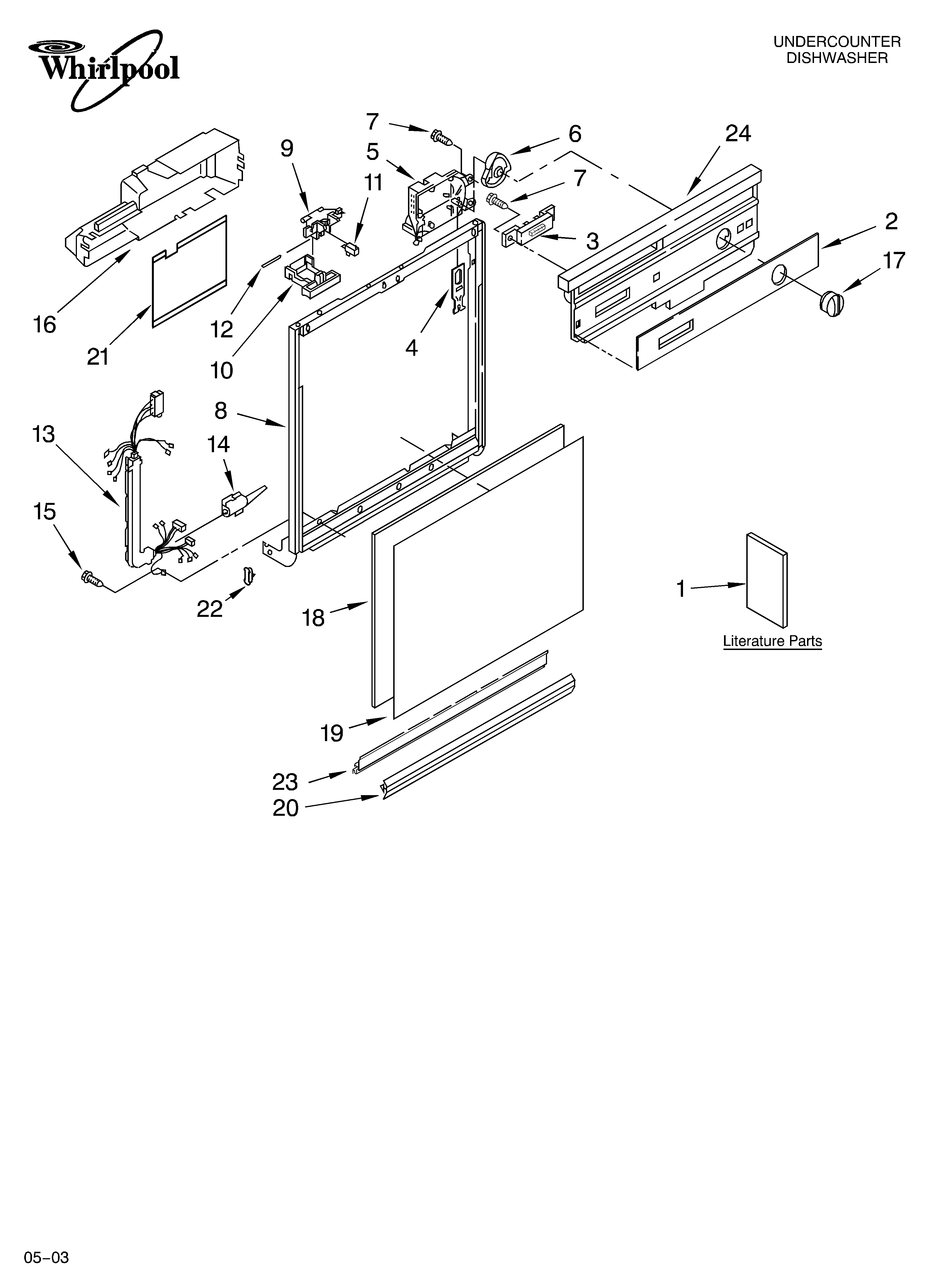 Frame and console parts