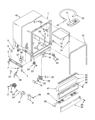 Tub assembly parts