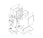 Whirlpool DU909PWKT0 tub assembly parts diagram