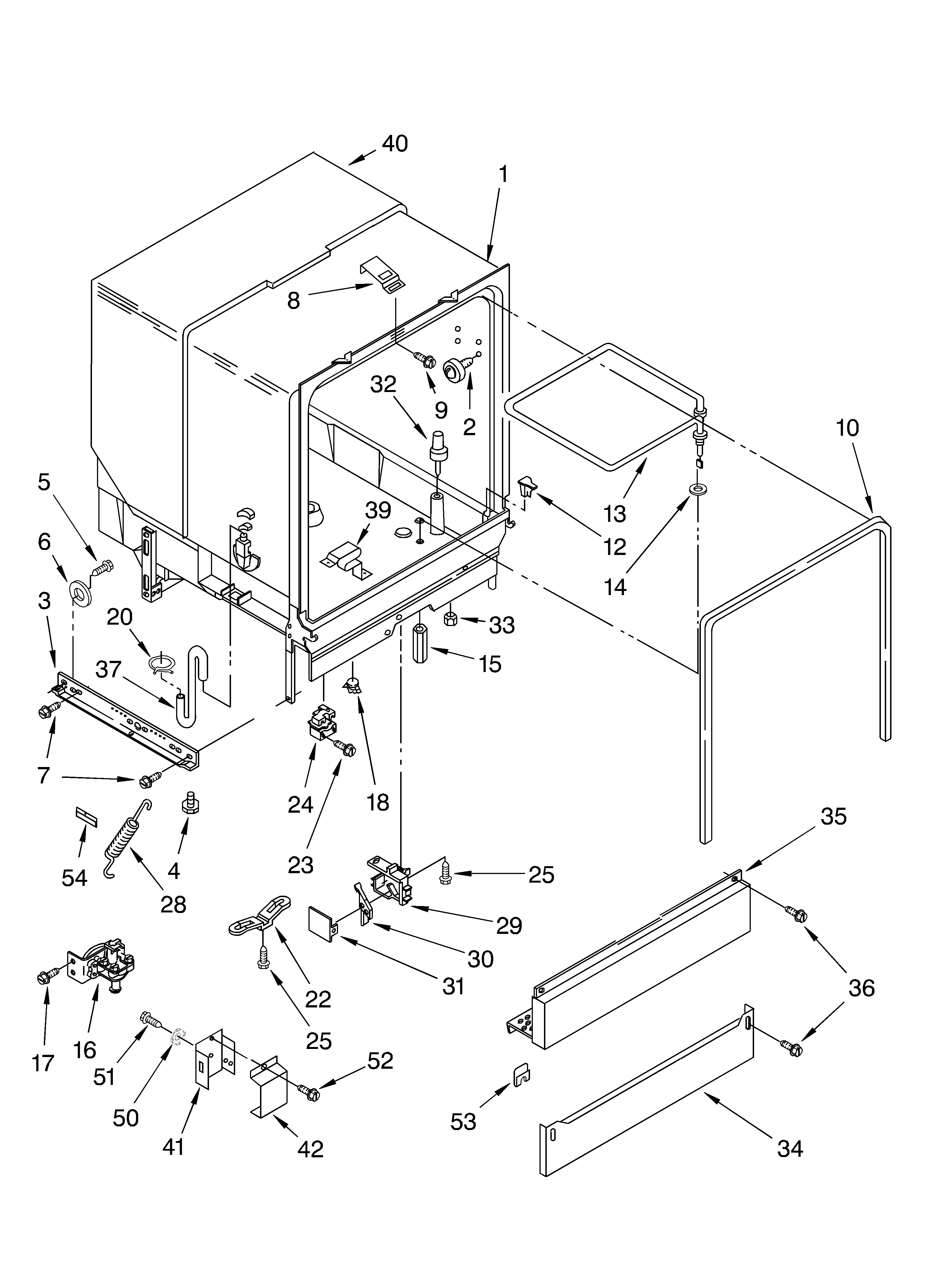 Tub assembly parts