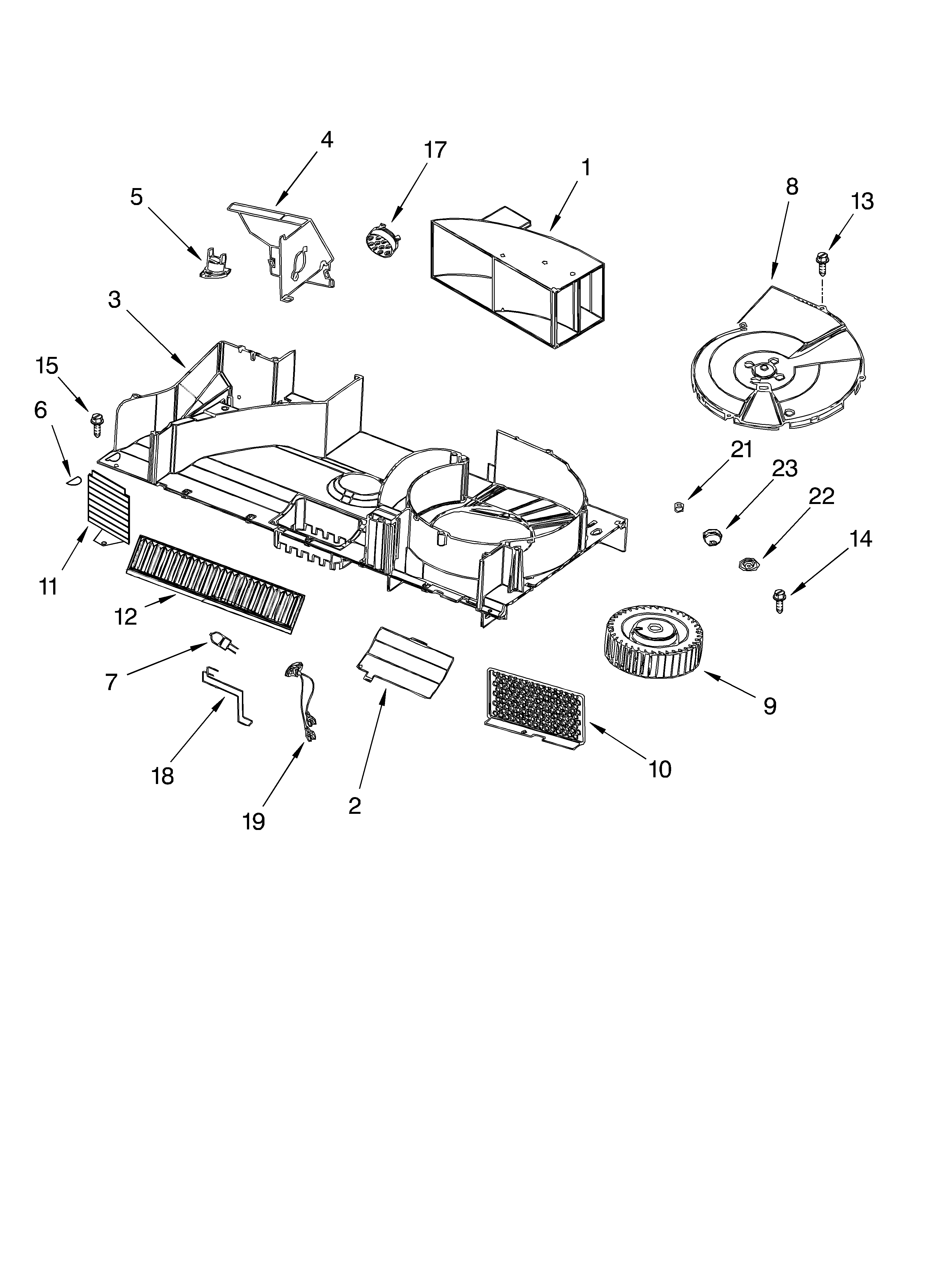Air flow parts