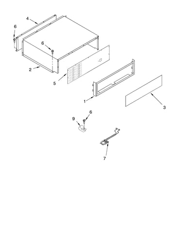 Top grille and unit cover parts
