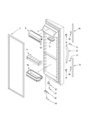Refrigerator door parts