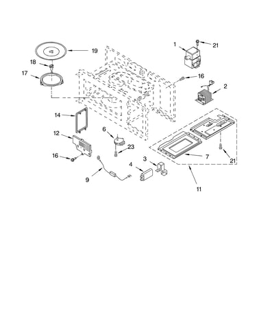Magnetron and air flow parts