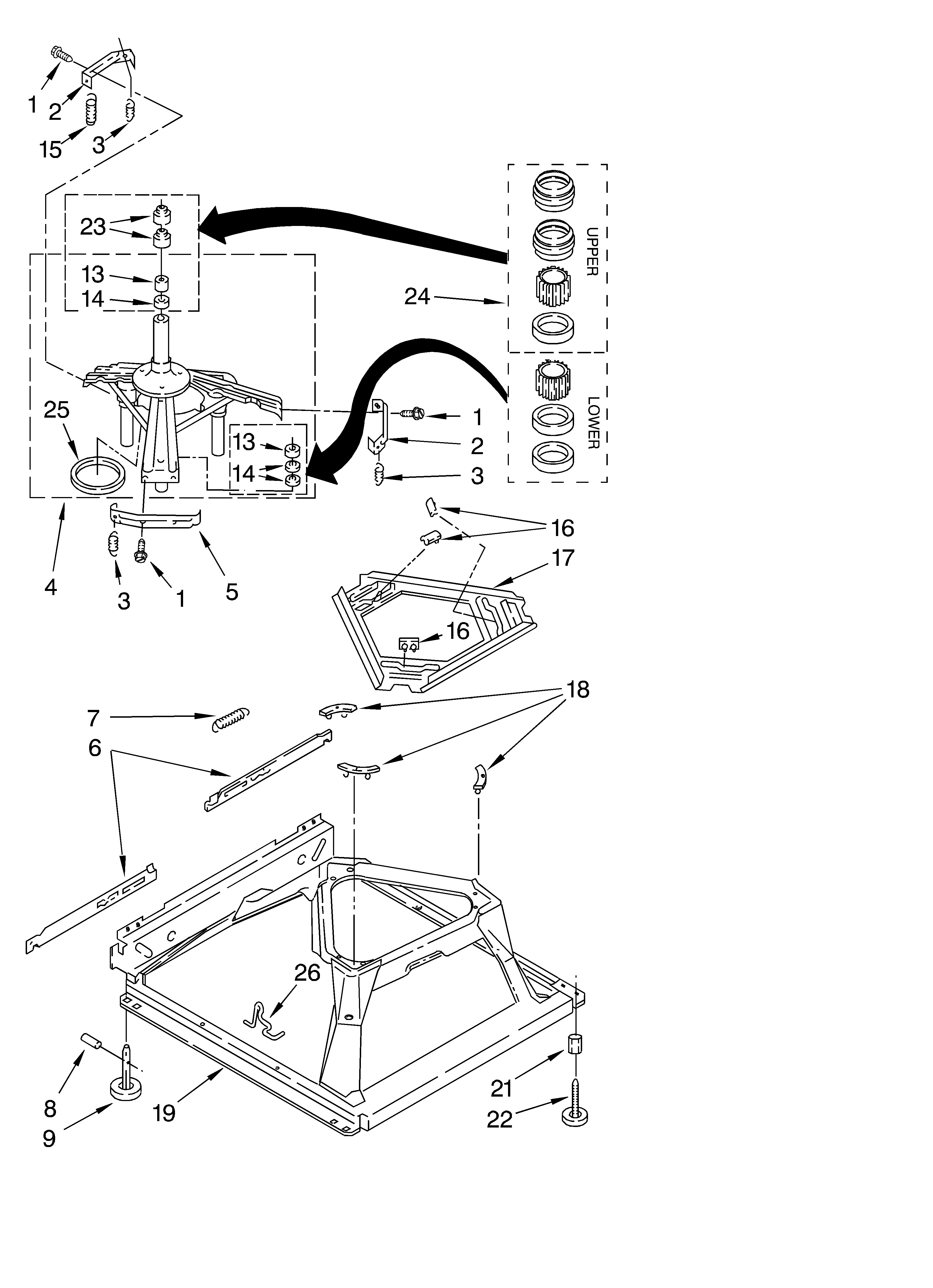 MACHINE BASE PARTS