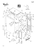 Cabinet liner and door parts