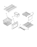 Freezer shelf parts