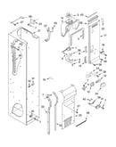 Freezer liner and air flow parts