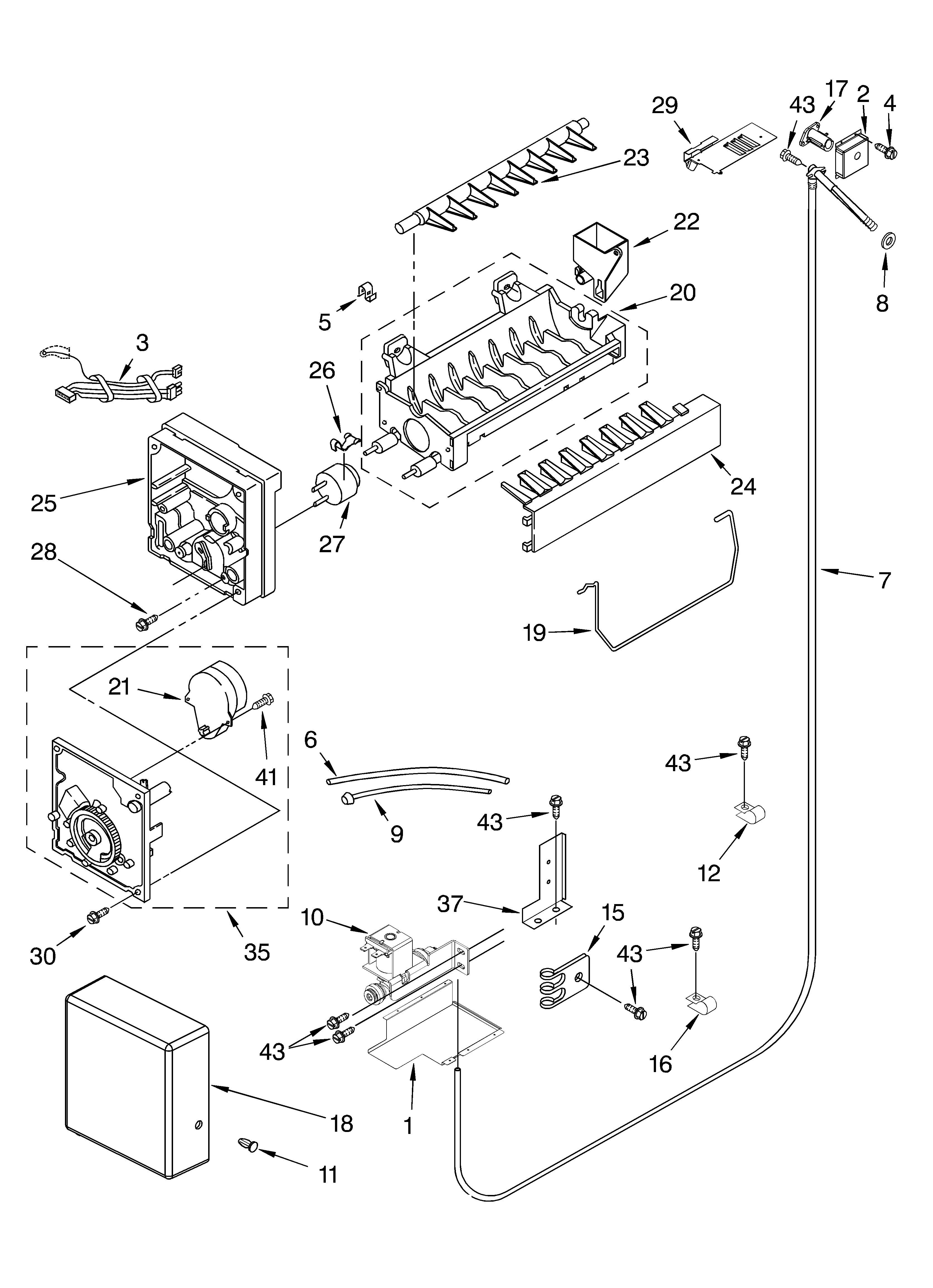 Icemaker parts