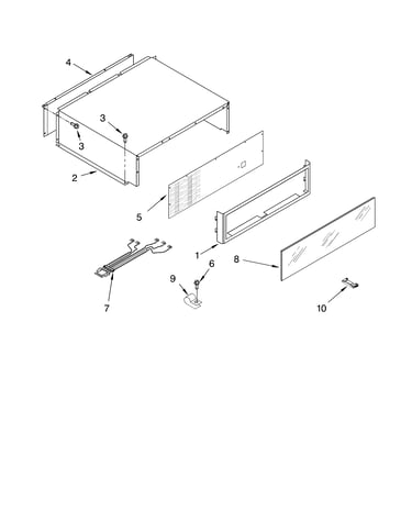 Top grille and unit cover parts