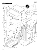 Cabinet liner and door parts