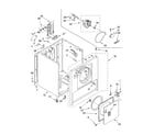 Roper REX2614LQ0 cabinet parts diagram