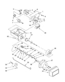 Motor and ice container parts
