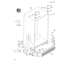 Whirlpool BRS70YRANA00 cabinet parts diagram