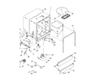 Whirlpool DU811SWLQ0 tub assembly parts diagram