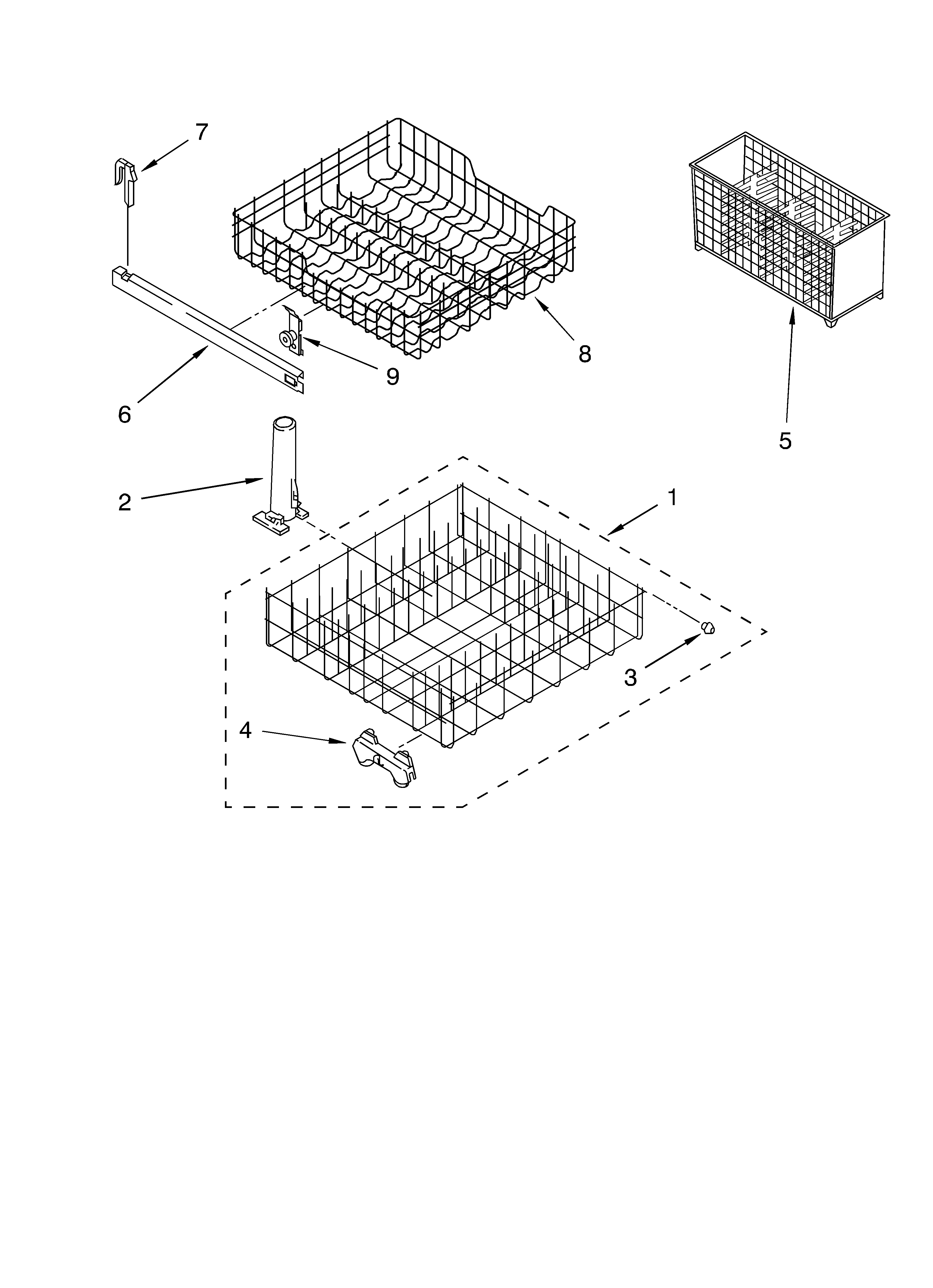 DISHRACK PARTS