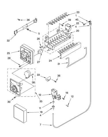 Icemaker parts, optional parts