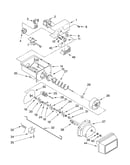 Motor and ice container parts