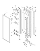 Refrigerator door parts