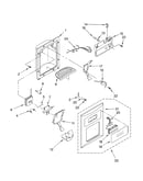 Dispenser front parts