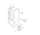 KitchenAid KSFS25FKBL02 refrigerator liner parts diagram