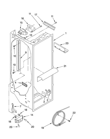 Refrigerator liner parts