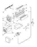 Icemaker parts, parts not illustrated